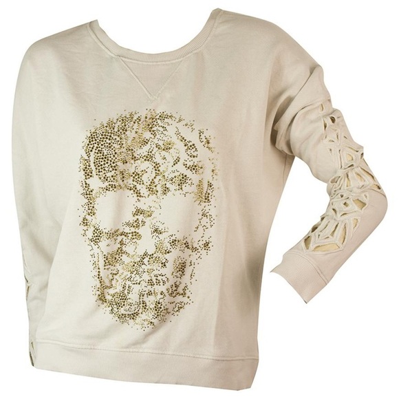 Zadig and Voltaire sunny cotton laser cut shirt small - Picture 3 of 5